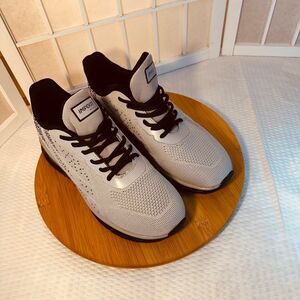 MEHOTO Mens Air Gray Running Sneakers Sport Fitness Gym Lightweight Size 10.5